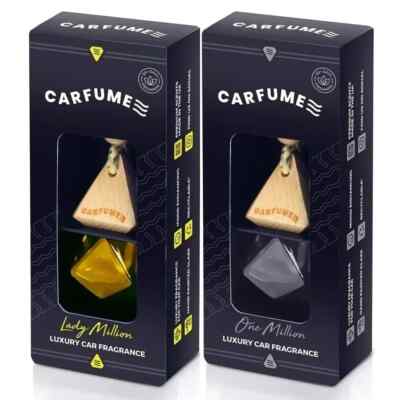 Carfume Auto Lufterfrischer Parfüm Duft SEINE/HER LADY MILLION + ONE MILLION