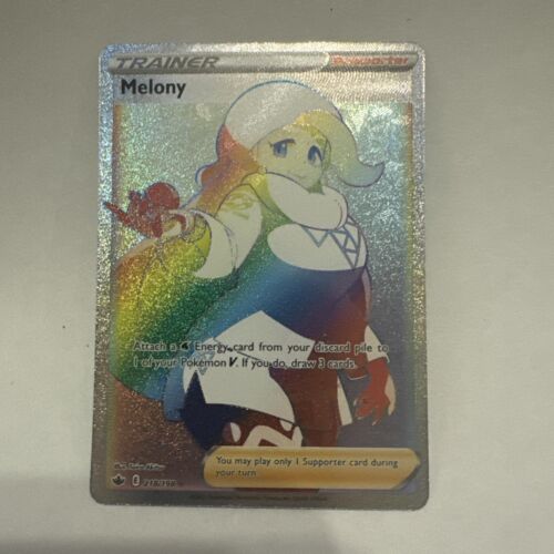 Melony 218/198 Chilling Reign Full Art Secret Rainbow Rare Pokémon TCG - Picture 1 of 2