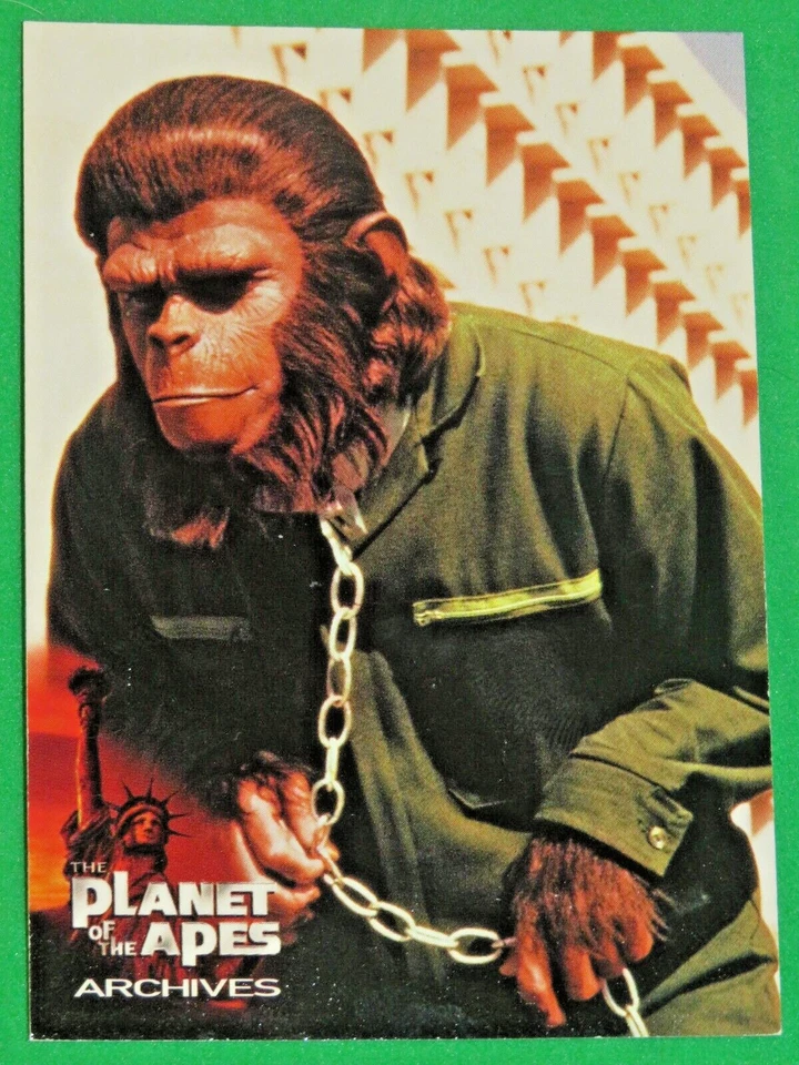 1999 THE PLANET OF THE APES ARCHIVES PROMO 3 Card Set #SFX-1 UK P1 P2 - Image 3 of 4
