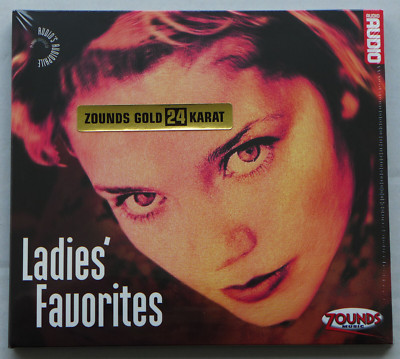 AUDIO S AUDIOPHILE - LADIES' FAVORITES - ZOUNDS 24 KARAT-ECHTGOLD-CD - NEU