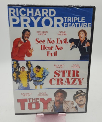 BRAND NEW SEALED! Richard Pryor Triple Feature (DVD) STIR CRAZY THE TOY SNEHNE
