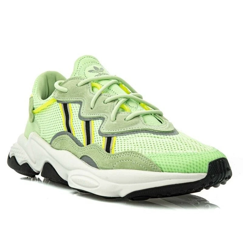 adidas Originals Ozweego Shoes EE6466 Glow Green Black White Men s 9.5