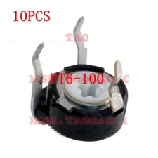 10X Cross hole potentiometer for PIHER PT6-100 1K 2K 5K 10K 20K 50K 100K