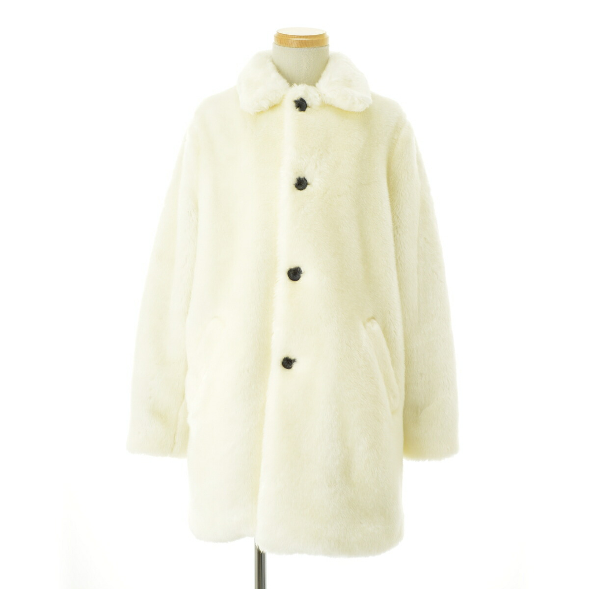 17AW Supreme Hysteric Glamour Faux Fur Jacket Coat White S | eBay