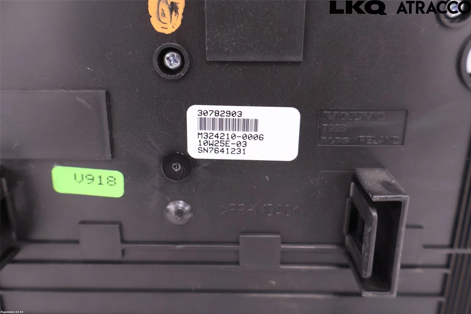 Centralina climatizzatore ORIGINALE VOLVO V70 III (135) 2011 - Immagine 3 di 3