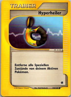 Pokémon Full Heal 154/165 Expedition 2002 Deutsch