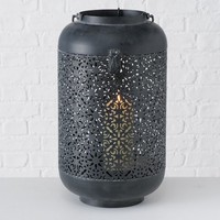 Windlicht Diona Eisen Glas Ornament H.45 Ø.22 Cm StüCkpreis