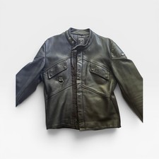 Vintage Hein Gericke Black Leather Motorcycle...