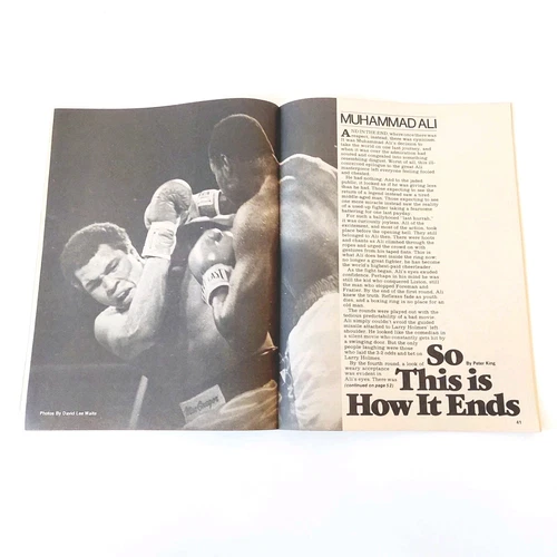 KO Magazine Feb 1981 Boxing MUHAMMAD ALI Cover w/ Thomas Hitman Hearns Poster #2 - 画像10/12