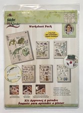 LEARN TO PAINT Plaid FolkArt Stork Instruction Basic Strokes Garden Friends