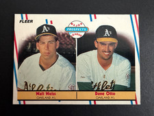 1988 Fleer Baseball - Walt Weiss, Dave Otto #652, (RC), prospects