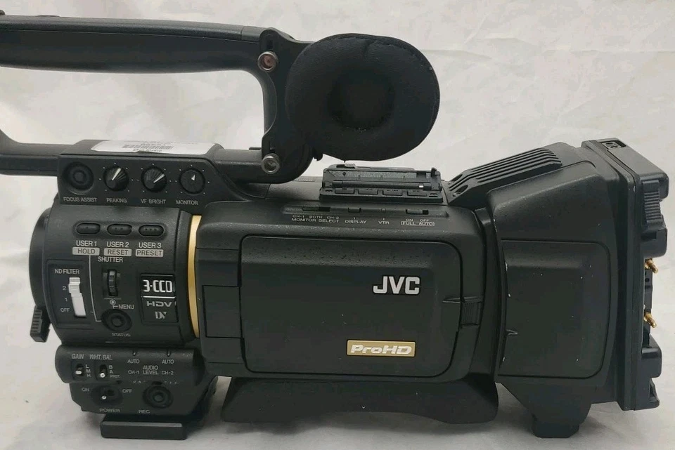 JVC GY-HD250CHU Professional HDV 720p Camcorder Body ~Untested NO RETURN - Image 4 of 4