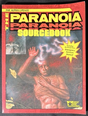 The Paranoia Sourcebook - Alpha Update 1992 PB #12022 Ed Bolme West End Games VG