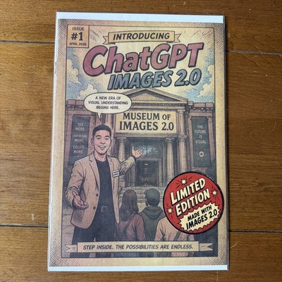 Chat GPT Images 2.0 Comic Book Limited Edition #1