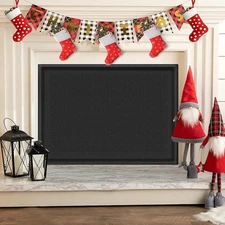 Indoor Fireplace Draft Cover: Plus Energy Savings, Magnetic Design 36" x 34"
