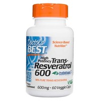 Doctor's Best Trans-Resveratrol 600 Mg, 60 Kaps