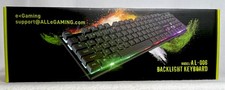Gaming Keyboard Rainbow LED Effect, 104 Keys, Waterproof Keycap, Multimedia
