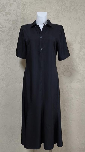 Women ARKET Dress Black Viscose 36