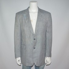 Mint JOS A BANK 100 Silk Two Button Vintage Blazer Sport Coat Sz 44L