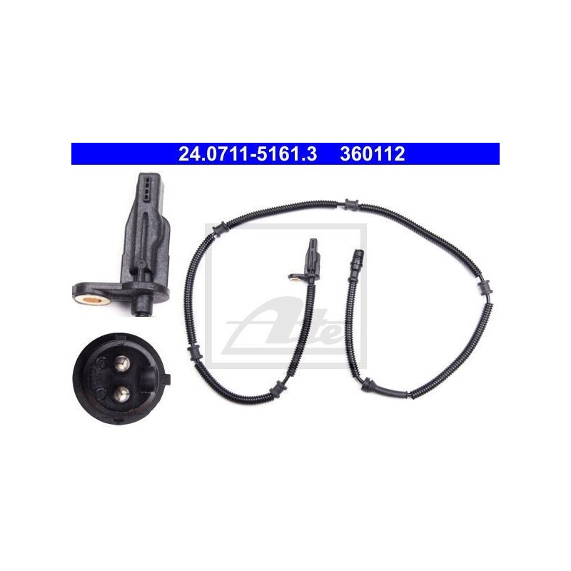 ATE 24.0711-5161.3 ABS Wheel Speed Sensor Rear for Renault Master