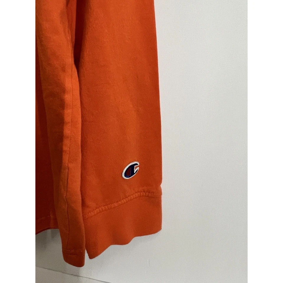 Champion Boys Long Sleeve T-Shirt Youth Size Medium Logo Graphic - Image 3 of 4