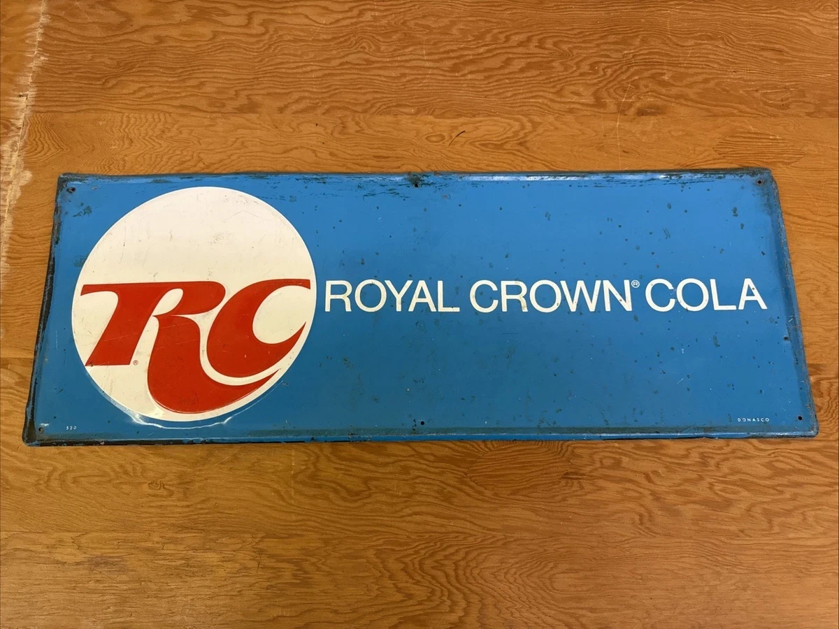Targa Metallo Vintage SRongmao Royal Crown RC Cola - 20x30 Cm Per Decorazione Bar E Parete