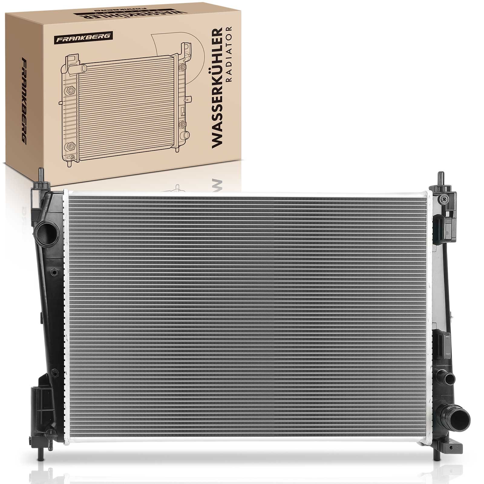 Frankberg Radiator for Opel Corsa 06-14 Vauxhall Corsa 06-14 Fiat Punto 08-24
