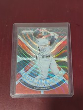 Luis Robert 2021 Panini Prizm Illumination Red Wave #/99 White Sox #IL-6