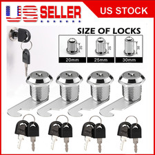 Cam Barrel Lock 20-30mm W/2 Keys Door Cabinet...