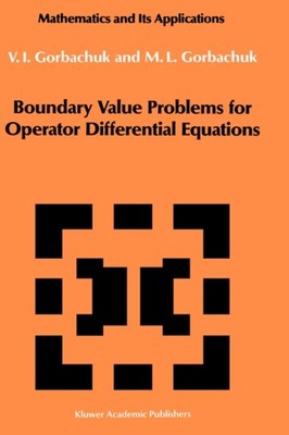 Gorbachuk - Boundary Value Problems for Operator Differential Equation - X555z