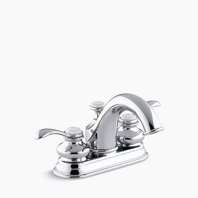 Kohler K12266-4-CP Fairfax Centerset Lavatory faucet in Polished Chrome