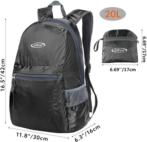 20L Lightweight Packable Backpack Travel Hiking Daypack Foldable Backpack for... - Picture 3 of 8