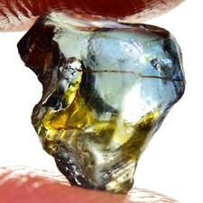 TOP IF FLAWLESS 2.55ct BLUE SAPPHIRE ROUGH NATURAL100% NR!