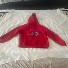 Girls Red Pullover Hooded Hoodie  I m a Swift...