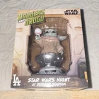 Star Wars Grogu Dodgers Bobblehead Exclusive Dodger Stadium MLB Baseball Figure