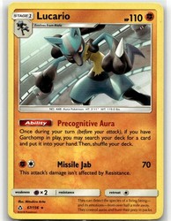 Lucario 67/156 Holo Rare Ultra Prism