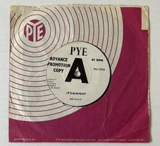 THE UGLYS ITS ALRIGHT 1965 PROMO 7" VINYL SIGNED BY STEVE GIBBONS BRUMBEAT EX -