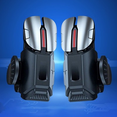 2PCSMobile Phone Game Controller Gamepad Joystick Fire Trigger Button For PUBG4V