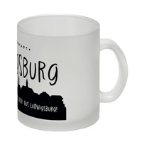 Ludwigsburg Skyline Glas Tasse - Ich Bin Nicht Perfekt