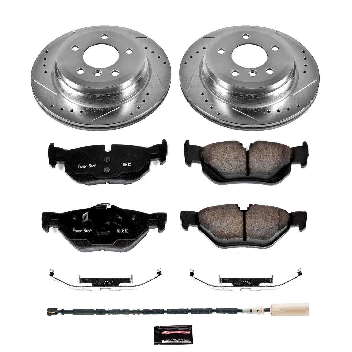 PowerStop Rear Z23 Evolution Sport Brake Kit | BMW X1 (13-15) (K7008) main image 0