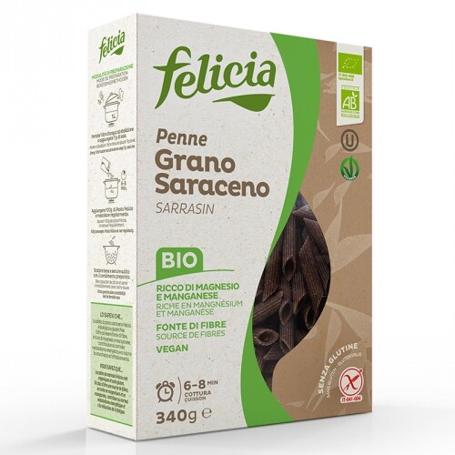 Felicia Bio Saraceno Penne Per Intolleranti 340 G - Immagine 2