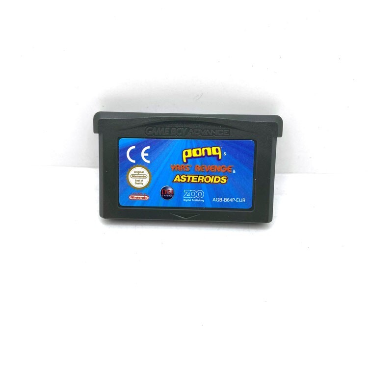 Pong Yars Revenge Asteroids Nintendo Game Boy Advance EUR
