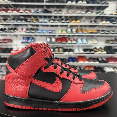 Nike Dunk High Action Red Saint John s March Madness 317982-038 Men s Size 9.5