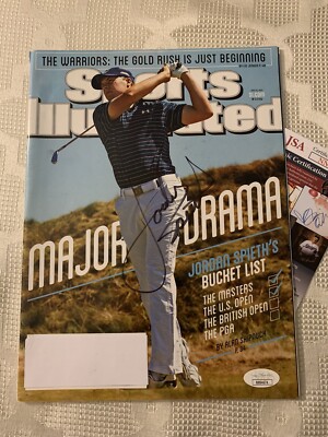 Jordan Spieth Signed Sports Illustrated Magazine Autograph JSA Authenticated COA