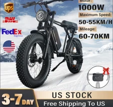 Ridstar Q20 E-Bike.  1000W 48v Extremely Powerful 20inch Fat Tire