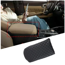 Black Armrest Box Leather Pad Cover Fit  Kia Sorento