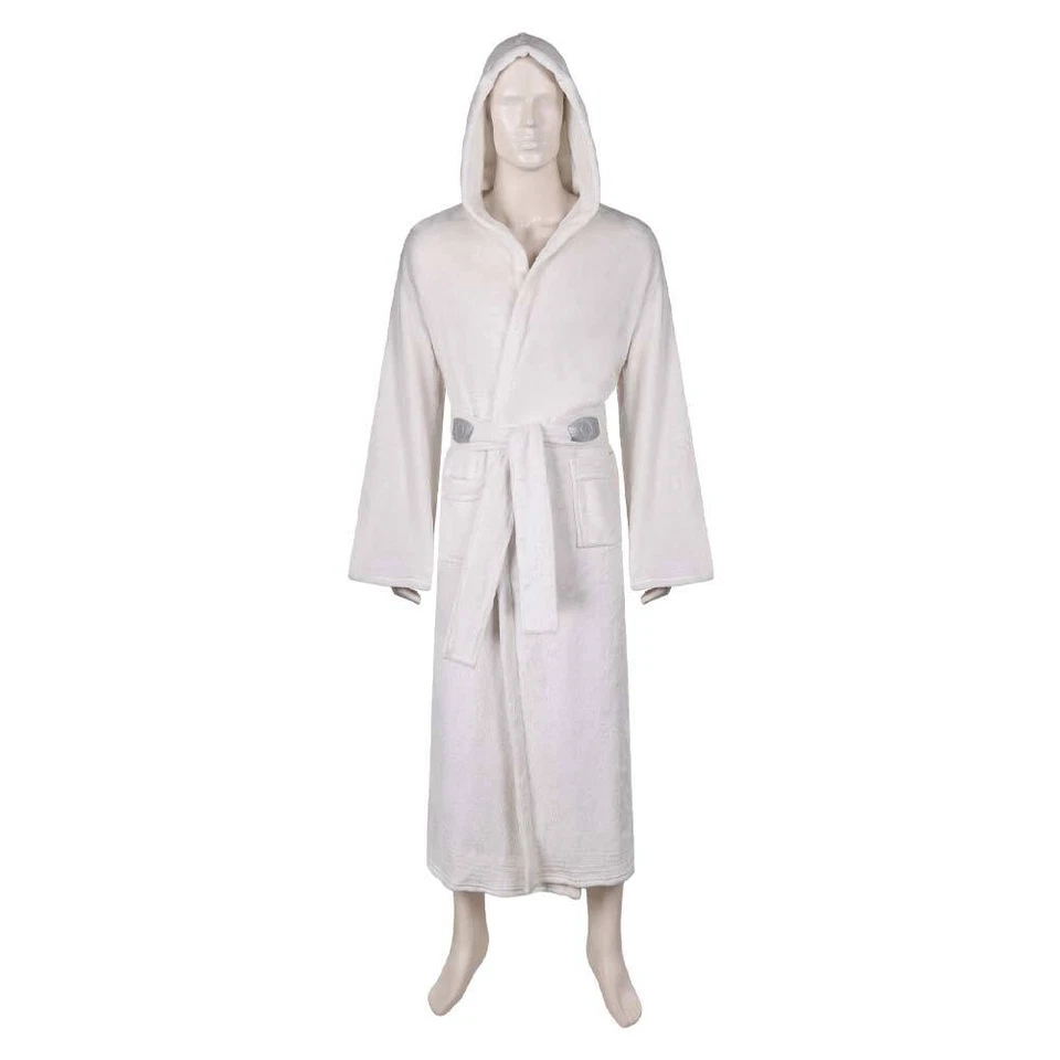 Star Cosplay Wars Princess Leia Organa Solo Costume Halloween Bathrobe Dress Top - Изображение 4 из 4