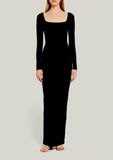 SKIMS Body Shaping Long-Sleeve Maxi Slip Dress Sz S NWT