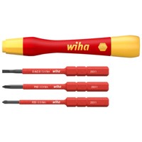 Wiha Feinschraubendreher Set Picofinish Slimvario Electric, 4-Teilig 43167