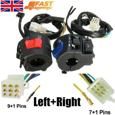 Horn Headlight Button Switch, 2 in 1 Motorcycle Headlights Horn Turn ON Horn Headlight Button Switch, 2 in 1 Motorcycle Headlights Horn Turn ON